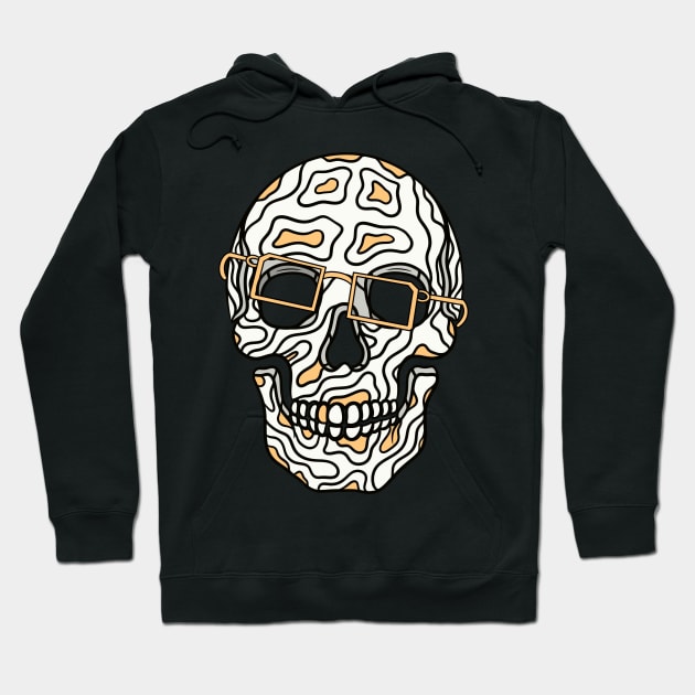 Glasses skull Hoodie by gggraphicdesignnn